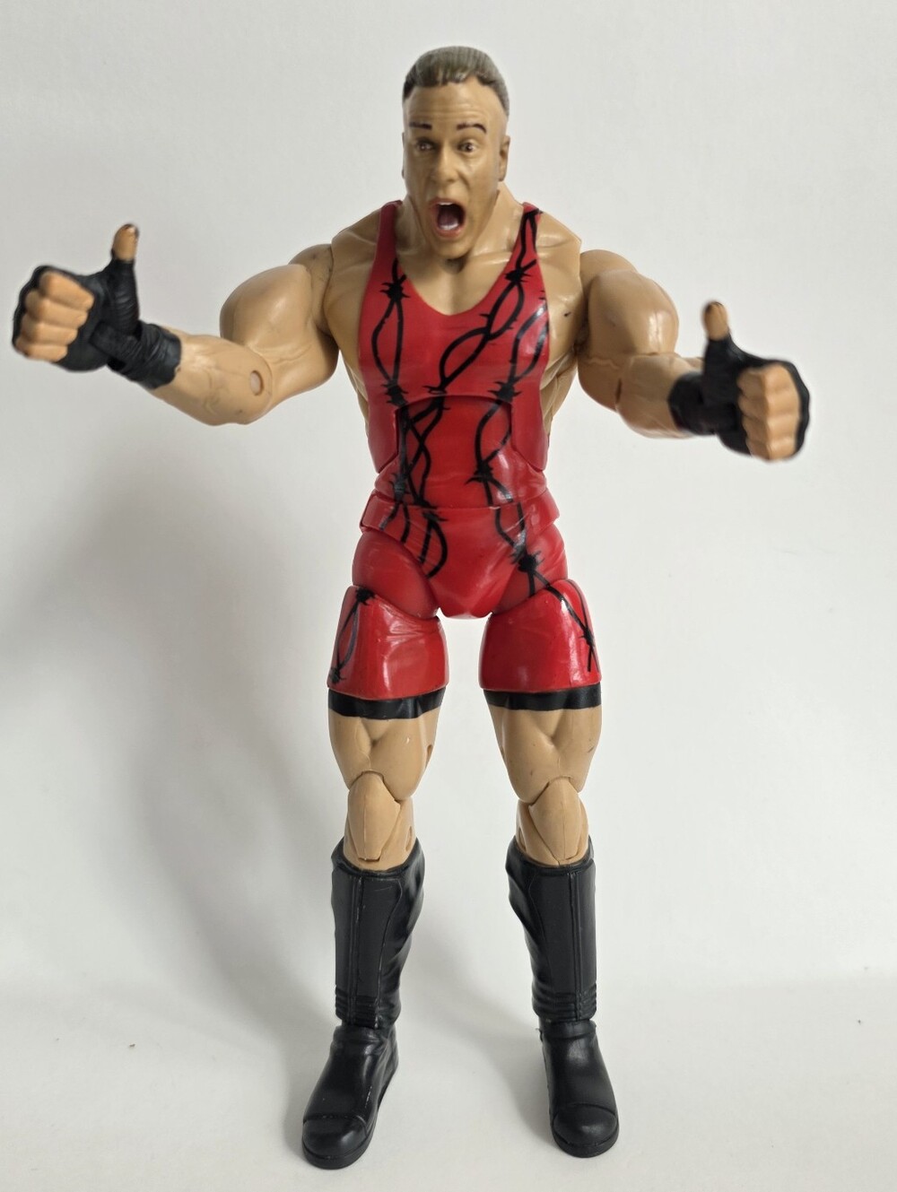 Vintage WWF WWE 2005 Jakks Pacific Rob Van Dam Wrestling Toy Action Figure